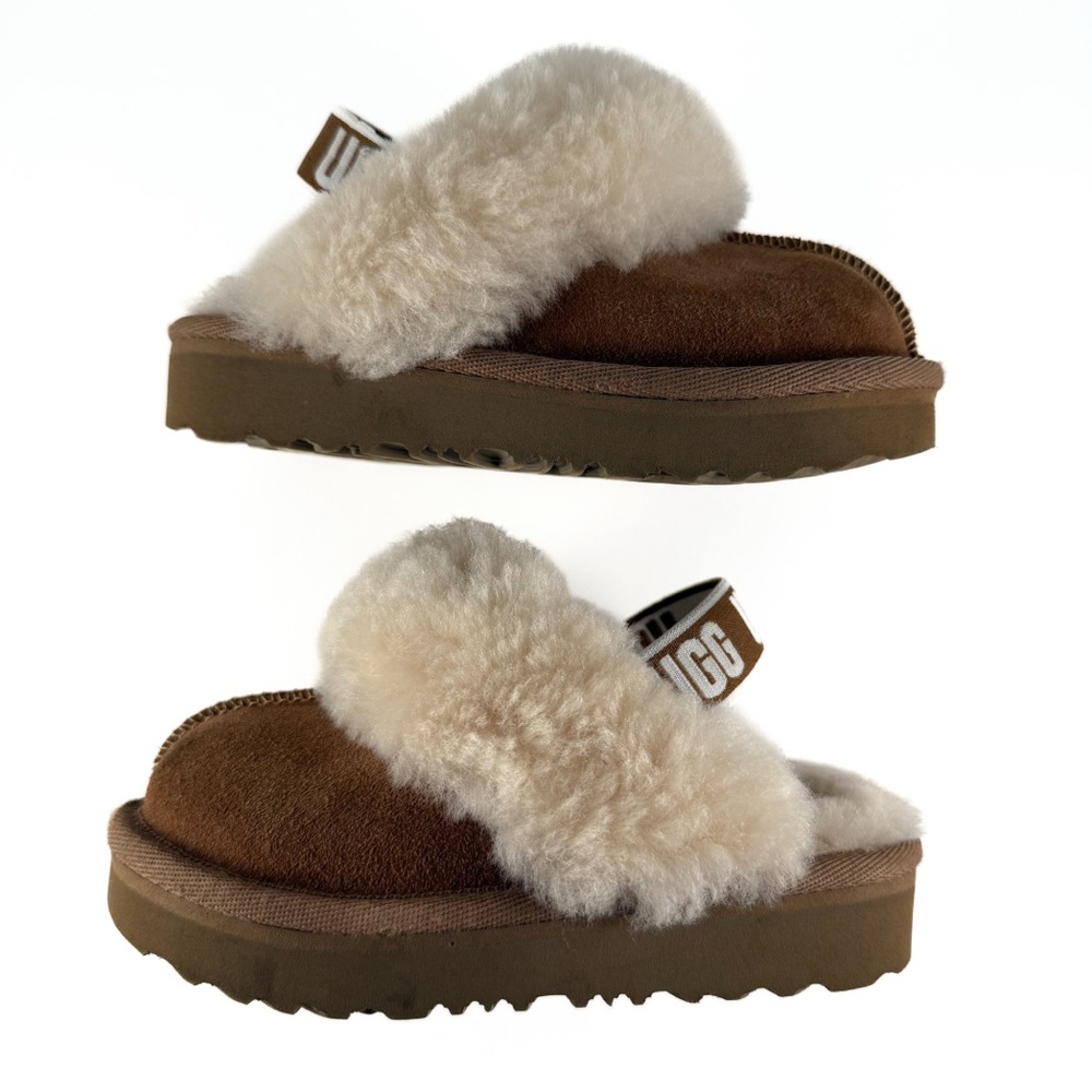 UGG Funkette Water Resistant Genuine Shearling Trim Clog - Picture 6 of 8